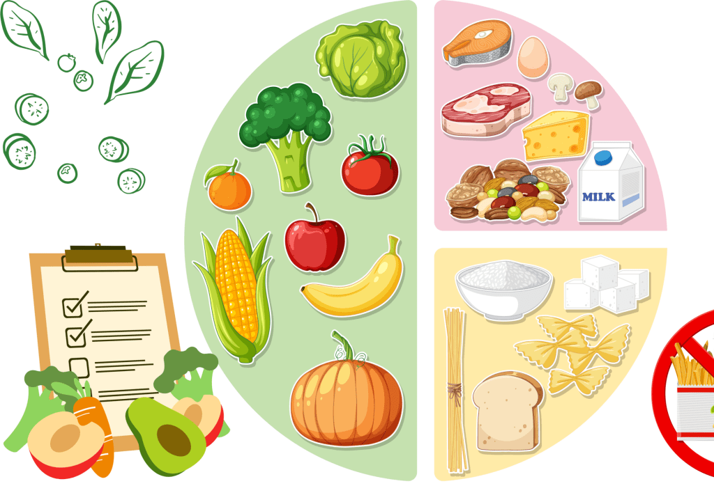 الغذاء الصحي مقابل الدايت القاسي